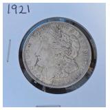 1921 - MORGAN SILVER DOLLAR (#7)