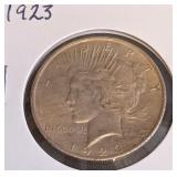 1923 - PEACE SILVER DOLLAR (#32)
