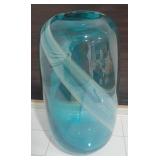 403 - ART GLASS VASE10"T (N)