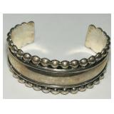 STERLING SILVER CUFF BRACELET 31.90GRS