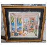 11 - THOMAS McKNIGHT ART FRAMED 53X57"