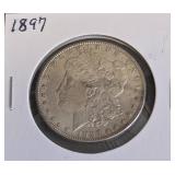 1897 - MORGAN SILVER DOLLAR (#1)