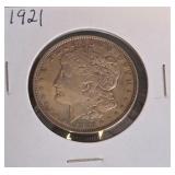 1921 - MORGAN SILVER DOLLAR (#6)
