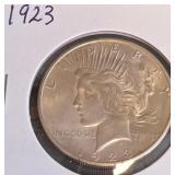 1923 - PEACE SILVER DOLLAR (#31)