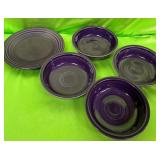 11 - FIESTA WARE BOWLS & PLATTER (E113)