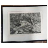 11 - B&W  SIGNED/NUMBERED FRAMED ARTWORK 20X26