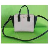 PP - KATE SPADE BLACK/NEUTRAL HANDBAG W/STRAP