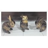 403 - 3 VINTAGE GOEBEL BUNNIES (N)