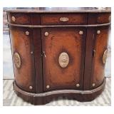 11 - VINATGE WOODEN SIDEBOARD 35X42