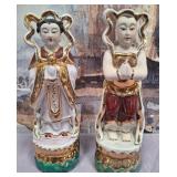 11 - TWO CHINESE PORCELAIN FIGURINES (S95)