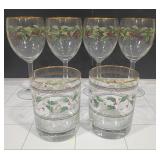 403 - MIXED HOLIDAY GLASSWARE (N)
