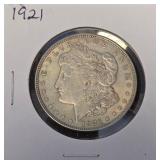 1921 - MORGAN SILVER DOLLAR (#10)