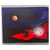 11 - "MILO" FRAMED ARTWORK36X48