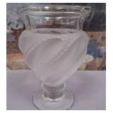 11 - LALIQUE URN VASE 6"T (S48)