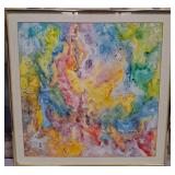 11 - ABSTRACT ART FRAMED (S98)