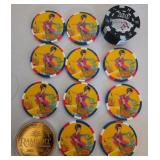S1 - COLLECTION OF RAMPART CASINO GAMING TOKENS