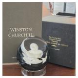 S1 - WINSTON CHURCHILL FRANKLIN MINT PAPERWEIGHT