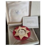S1 - STERLING SILVER 1972 CHRISTMAS ORNAMENT