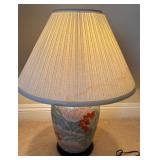 S1 - CERAMIC BASE TABLE LAMP W/ SHADE (R4)