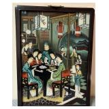 S1 - ASIAN ART FRAMED 24X17" (G14)