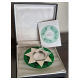 S1 - STERLING SILVER 1979 CHRISTMAS ORNAMENT W/COA