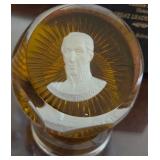 S1 - SIMON BOLIVAR FRANKLIN MINT PAPERWEIGHT(L139)