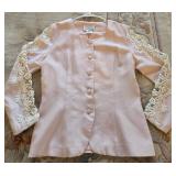 S1 - SCOTT McCLINTOCK LACE TOP SIZE 14 (L150)