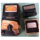 513 - LOT OF VINTAGE ELECTRICAL METERS (M156)
