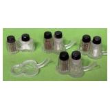 513 - 4 ART DECO SETS SALT & PEPPER SHAKERS (F75)