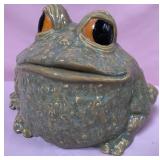 513 - LARGE CERAMIC FROG FIGURINE  (F214)