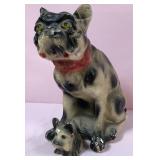 513 - LOT OF VINTAGE CHALKWARE DOG FIGURINES(T307)
