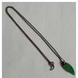 542 - STERLING SILVER CHAIN WITH PENDANT (D54)