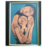 513 - GUAYASAMIN SIGNED ART 17X23" (P35)