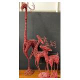 513 - THREE REINDEER DECORATONS (N1)