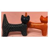 513 - LOT OF DECORATIVE CAT FIGURINES (T322)