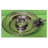 513 - BIRD & BRANCH CHIP & DIP SERVER (F48)