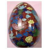 513 - VINTAGE CLOISONNE EGG (T333)