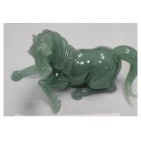 513 - GREEN HORSE FIGURINE(T31)