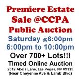 WELCOME TO OUR SAT. @6pm ONLINE PUBLIC AUCTION