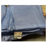 513 - LOT OF 5 BLUE MOVING BLANKETS 72X80 (F106)