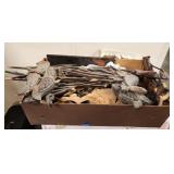 513 - LOT OF CARVED WOOD ORNAMENTS & TRIM