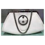 513 - WHITE BEIJO HANDBAG (M155)