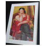 513 - FERNANDO BOTERO ART FRAMED 23X31" (P20)