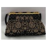 513 - VINTAGE BEADED EVENING BAG (T123)