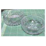 513 - LOT OF VINTAGE CLEAR CUT GLASS BOWLS (M51)