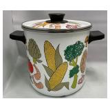 513 - VINTAGE SAN IGNACIO ENAMELWARE STOCK POT
