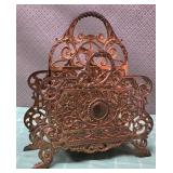 513 - VICTORIAN DESK LETTER ORGANIZER  (M34)