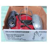 513 - SEARS CRAFTSMAN INCANDESCENT WORK LIGHT