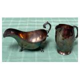 513 - TWO SILVER PLATE SERVING PIECES (T342)