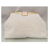 513 - VINTAGE BEADED EVENING BAG (T144)